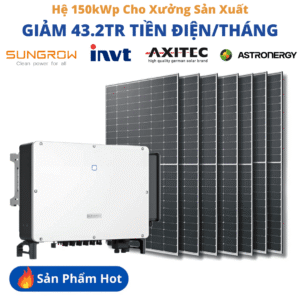 Hệ 150kWp Cho Xưởng Sản Xuất