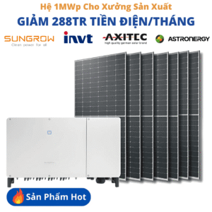 Hệ 1MWp Cho Xưởng Sản Xuất