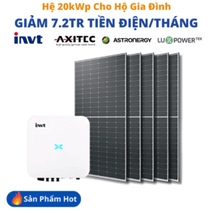Trọn gói lắp đặt hệ 20kWp