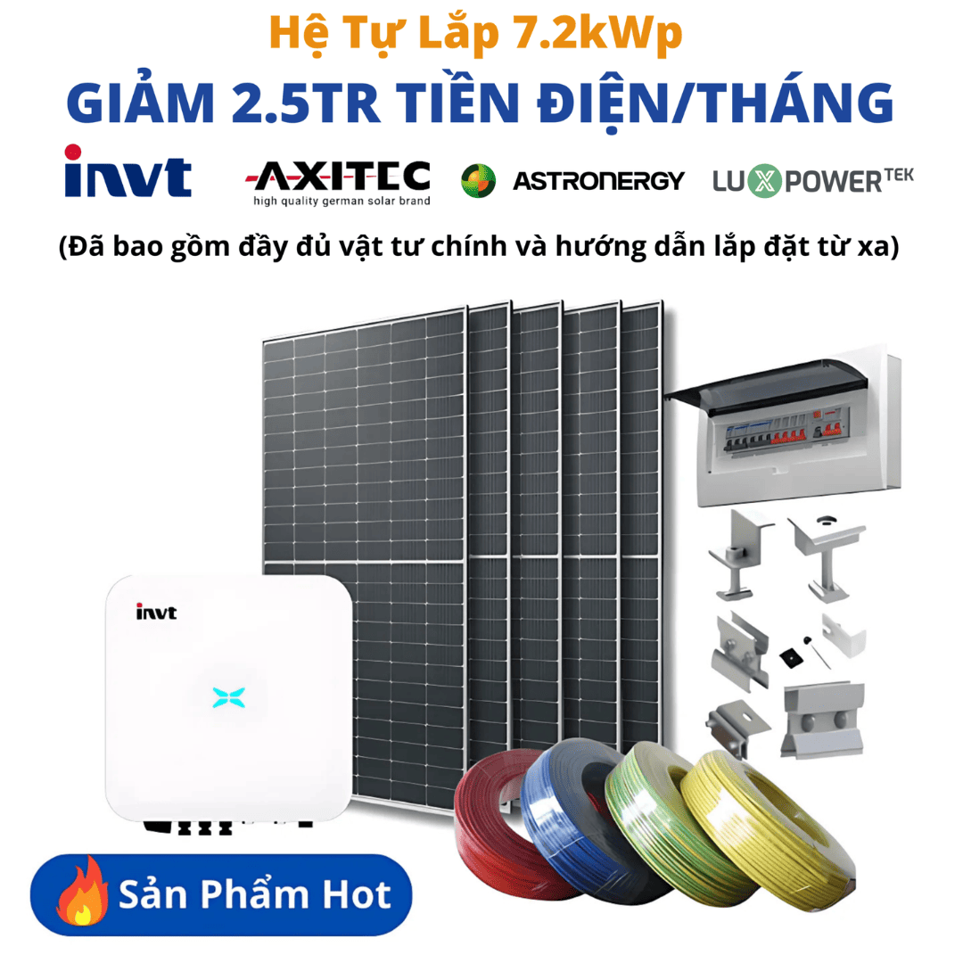 Hệ Tự Lắp 7.2kWp