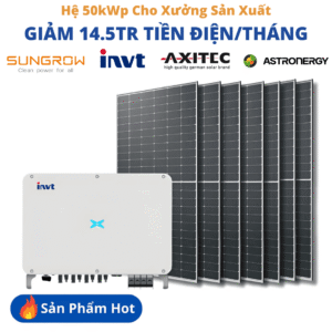 Hệ 50kWp Cho Xưởng Sản Xuất